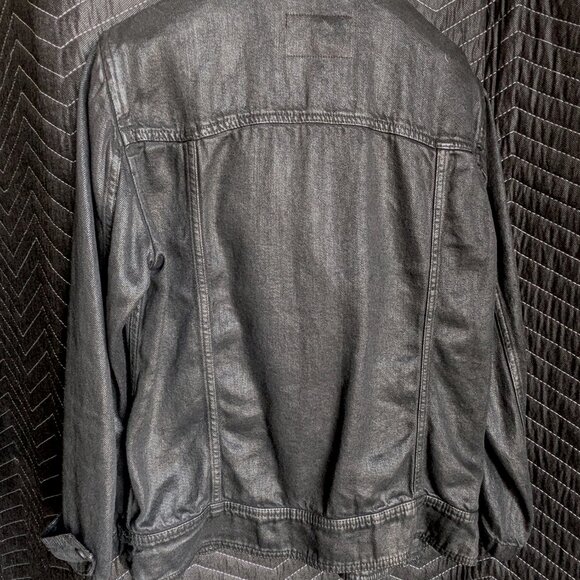 All Saints Black Jean Jacket - Picture 9 of 16